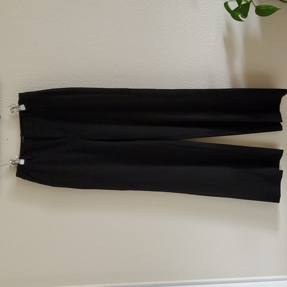 Black Relaxed Leg Trousers Size 2
